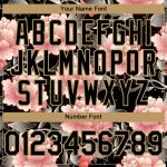 Custom Name & Number Northeast China Big Flower 3D Pattern Black & Gold Authentic Baseball Jersey Personalized Black Old