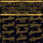 Custom Name and Number Tiger Performance T-Shirt with Black and Old Gold 3D Pattern Design Personalized Black Old Gold 3D