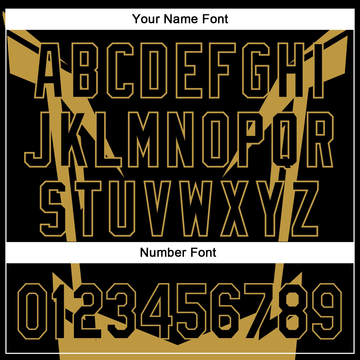Personalized Black Old Gold 3D Side Sharp Edges Baseball Jersey Personalized Black Gold 3D Baseball Jersey with Sharp Edges, Custom Design Personalized Black Old Gold 3D Side Sharp Edges - Image 5