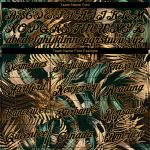 Personalized Black Gold 3D Tropical Palm Leaves Jersey - Mens Basketball Jersey Personalized Black Old Gold 3D Tropical Hawaii