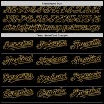 Custom Name Number Varsity Hoodie Jacket Black Old Gold Bomber Full-Snap Letterman Personalization Youth Adult Apparel Personalized