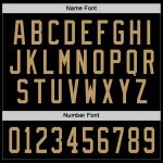 Custom Black Old Gold Hockey Jersey - Personalized Design for Team Spirit Personalized Black Old Gold Hockey Jersey