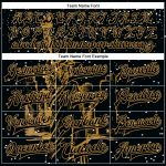 Custom 3D Pattern New York Statue of Liberty Black & Gold Bomber Varsity Letterman Jacket with Name & Number Personalized