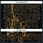 Custom 3D Pattern New York Statue of Liberty Black & Gold Bomber Varsity Letterman Jacket with Name & Number Personalized