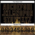 Custom Name & Number 3D Varsity Jacket for Budapest Parliament Building - Black & Old Gold Full-Snap Bomber Team Edition