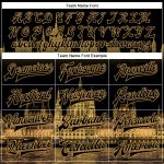 Custom Name & Number 3D Varsity Jacket for Budapest Parliament Building - Black & Old Gold Full-Snap Bomber Team Edition
