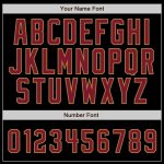Custom Black Pinstripe Baseball Jersey with Personalized Name and Number - Authentic Team Apparel Personalized Black Old