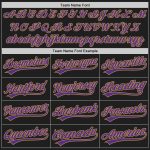 Customizable Black and Old Gold Pinstripe Baseball Jersey with Team Name and Number - Authentic Design Personalized Black