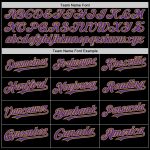 Personalized Black Purple Old Gold Pinstripe Sleeveless Baseball Jersey Personalized Black Old Gold Pinstripe Purple Sleeveless