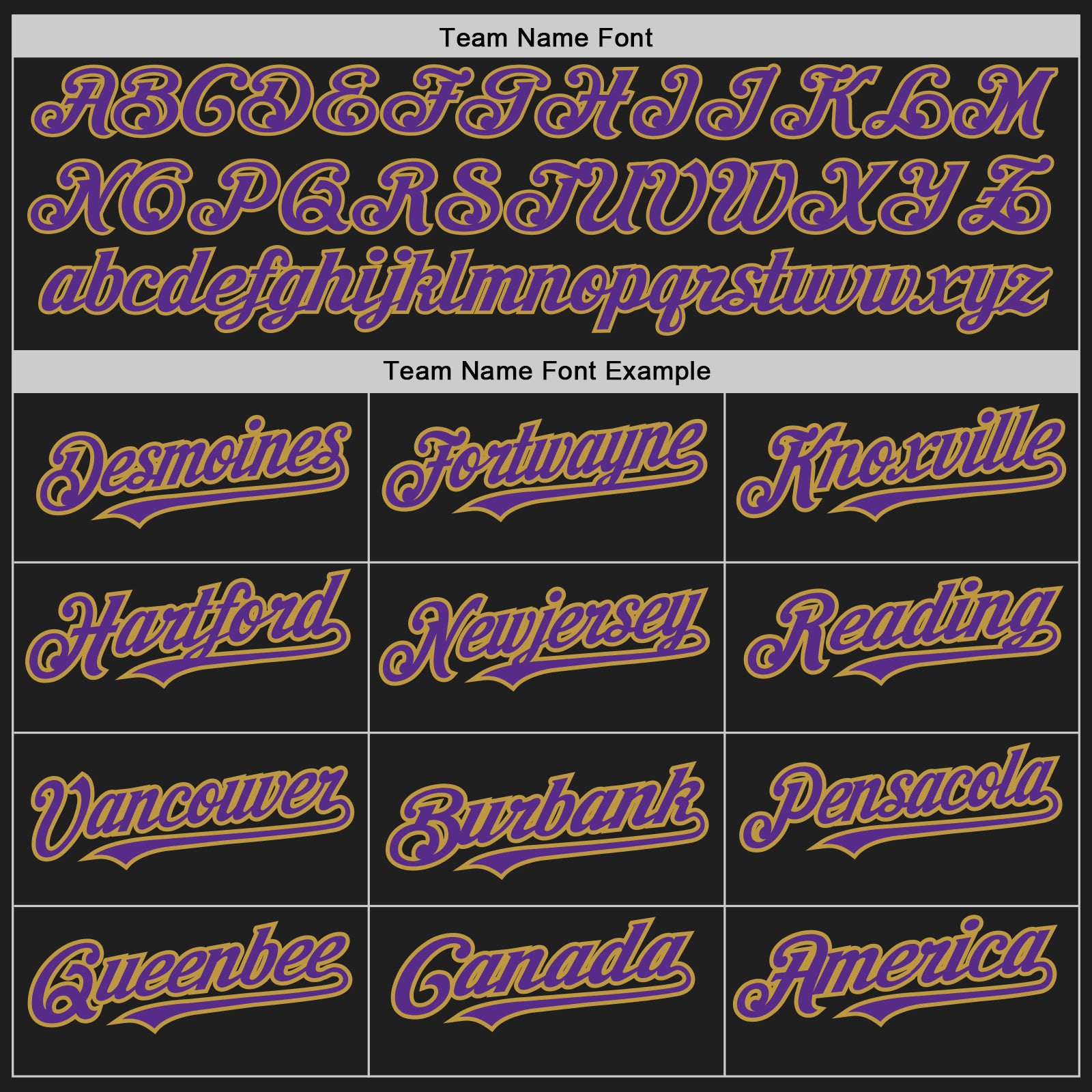 Personalized Black Old Gold Pinstripe Purple Two-Button Unisex Softball Jersey Team Custom Name and Number Custom Two-Button Unisex Softball Jersey Personalized with Name & Number, Black Old Gold Pinstripe Purple Design Personalized - Image 4