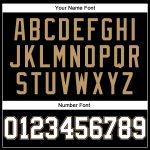 Personalized Black and Gold Pinstripe Basketball Jersey for Men Personalized Black Old Gold Pinstripe White-Old Gold Basketball