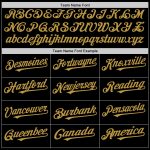 Personalized Black Gold Purple 3D Geometric Shapes Mens Baseball Jersey Personalized Black Old Gold-Purple 3D Geometric Shapes