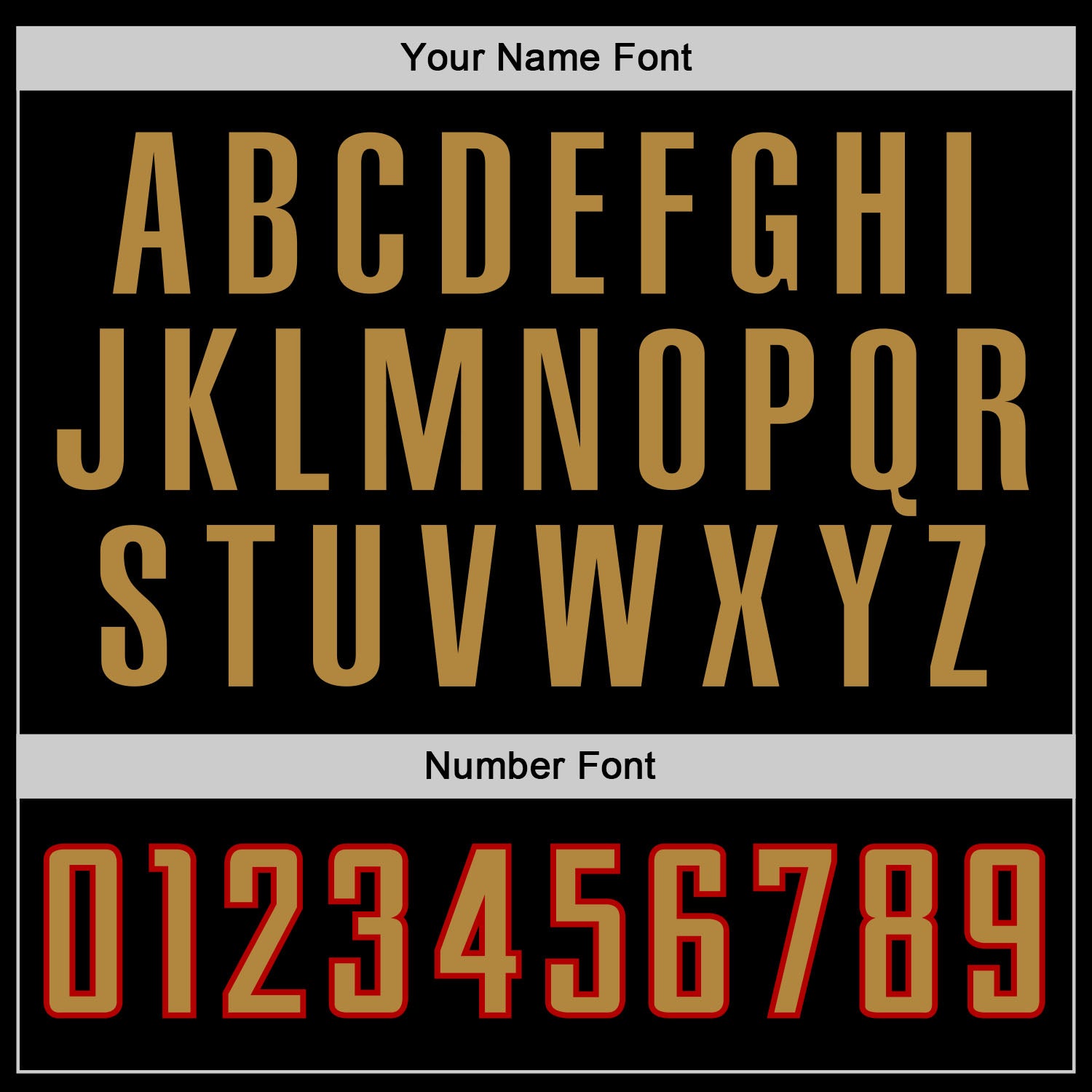 Personalized Black Old Gold-Red Authentic Baseball Jersey Team Custom Name and Number Custom Name and Number Personalized Baseball Jersey in Black Old Gold-Red - Authentic Team Jersey Personalized Black Old - Image 5