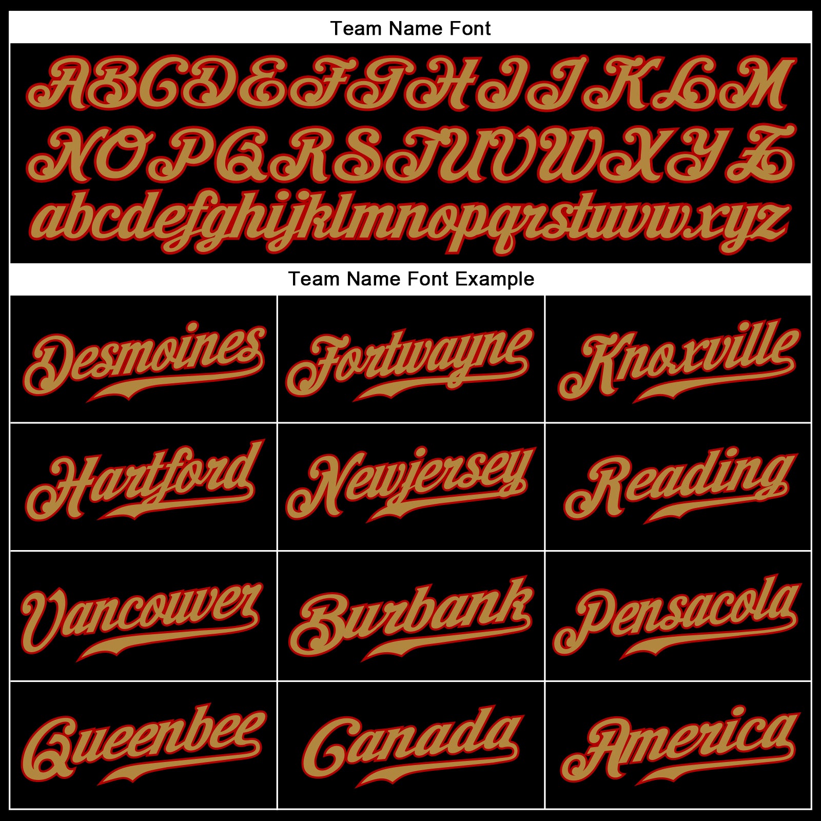 Personalized Black Old Gold-Red Authentic Sleeveless Baseball Jersey Team Custom Name and Number Personalized Black Old Gold Red Baseball Jersey with Custom Name & Number - Sleeveless Team Apparel Personalized Black Old - Image 3