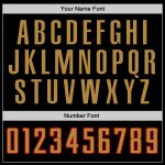 Custom Black and Old Gold-Red Baseball Jersey - Personalized Team Apparel Personalized Black Old Gold-Red Baseball Jersey