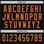 Personalized Hockey Jersey Black Gold Red Custom Design for Fans Personalized Black Old Gold-Red Hockey Jersey 2