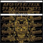Custom Name Number Black Gold Skull 3D Varsity Letterman Bomber Jacket Full-Snap Fashion Team Apparel Personalized Black