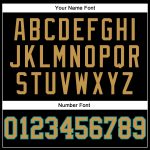 Personalized Basketball Jersey in Black Old Gold and Teal - Custom Throwback Style Personalized Black Old Gold-Teal Throwback