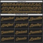 Personalized Black Old Gold Basketball Jersey - Custom Retro Sports Apparel 4 Personalized Black Old Gold Throwback Basketball