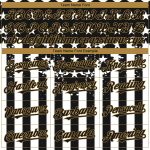 Personalized 3D American Flag Baseball Jersey in Black Old Gold-White Personalized Black Old Gold-White 3D American Flag