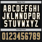 Custom Name and Number Personalized Black Old Gold-White Hockey Jersey for Teams Personalized Black Old Gold-White Hockey