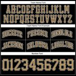 Personalized Black Gold White Throwback Basketball Shorts for Men Personalized Black Old Gold-White Throwback Basketball