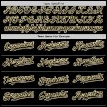 Custom Black Olive-Cream Two Tone Bomber Hoodie Jacket for Varsity Letterman with Name and Number Personalized Black Olive-Cream