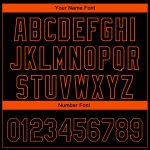Personalized 3D Baltimore City Edition Black Orange Baseball Jersey with Custom Name & Number - Authentic Team Apparel Personalized