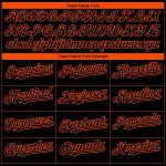Personalized 3D Baltimore City Edition Black Orange Baseball Jersey with Custom Name & Number - Authentic Team Apparel Personalized