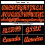Personalized Black and Orange Baseball Jersey for Men and Women, Custom Team Apparel Personalized Black Orange Baseball Jersey