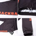 Personalized Fleece Jogger Sweatpants in Black and Orange for Men and Women Personalized Black Orange Fleece Jogger Sweatpants