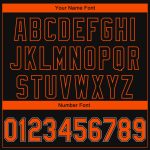 Custom Name and Number 3D San Francisco City Edition Baseball Jersey, Personalized Black Orange-Gray Fade Fashion Jersey