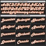 Custom Name and Number Personalized Black Orange Gray Baseball Jersey - Authentic Split Fashion Team Jersey Personalized