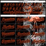 Personalized Flamingo Tropical Hawaii Jacket Custom Name Number 3D Pattern Black Orange Gray Varsity Full-Snap Bomber Personalized