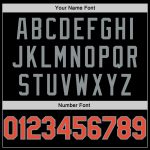 Personalized Black and Orange Gray Basketball Jersey for Men - Custom Throwback Style Personalized Black Orange-Gray Throwback