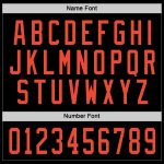 Custom Name and Number Personalized Black Orange Hockey Jersey for Teams Personalized Black Orange Hockey Jersey Team Custom
