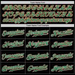 Personalized Black Orange Green Baseball Jersey - Custom Sports Apparel Personalized Black Orange-Kelly Green Baseball Jersey