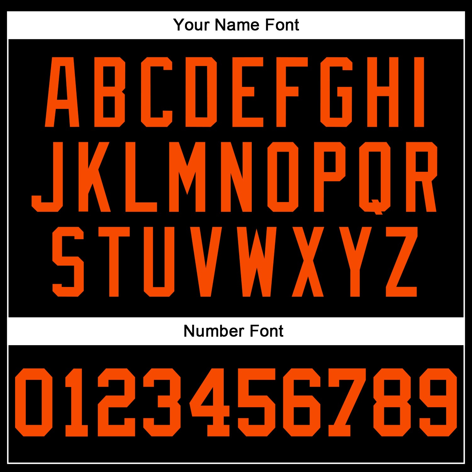 Personalized Black Orange Long Sleeve Performance T-Shirt Team Custom Name and Number Custom Team Name Number Long Sleeve Performance T-Shirt - Personalized Black Orange Apparel Personalized Black Orange Long - Image 5
