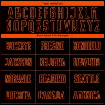 Custom Name Number Soccer Jersey Sublimation Fashion Pinstripe Fade Black Orange Personalized Team Uniform Personalized Black