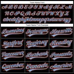 Personalized Black Orange Powder Blue 3D Curve Baseball Jersey for Men Personalized Black Orange-Powder Blue 3D Curve Solid