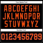 Personalized Black Orange-Royal Basketball Jersey - Authentic Throwback Style Personalized Black Orange-Royal Authentic Throwback