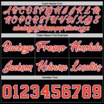 Custom Name Number Basketball Shorts - Personalized Black Orange-Royal Authentic Throwback Style Personalized Black Orange-Royal