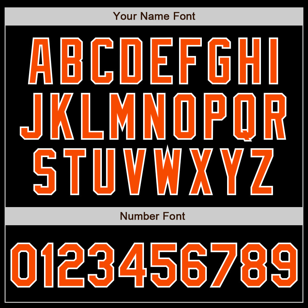 Personalized Black Orange-Royal Split Fashion Baseball Jersey Personalized Black Orange Royal Split Fashion Jersey for Baseball Personalized Black Orange-Royal Split Fashion Baseball - Image 4