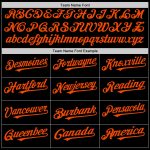 Personalized Black and Orange Baseball Jersey for Kids - Sleeveless Design, Size 3 Personalized Black Orange Sleeveless Baseball
