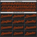 Personalized Black Orange Basketball Jersey - Retro Style Throwback 2 Personalized Black Orange Throwback Basketball Jersey