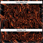 Custom 3D Tiger Varsity Jacket in Black and Orange - Full-Snap Bomber Letterman Style Personalized Black Orange Tiger 3D