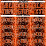 Personalized Black Orange White Animal Fur Print Basketball Jersey Round Neck Sublimation Suit Personalized Black Orange-White