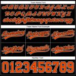 Personalized Basketball Shorts in Black, Orange, and White - Custom Sportswear for Athletes Personalized Black Orange-White