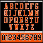Custom Black and Orange Two Tone Bomber Varsity Letterman Jacket Full-Snap Personalized Black Orange-White Bomber Full-Snap
