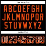 Personalized Black Orange White Drift Baseball Jersey for Fashion Enthusiasts Personalized Black Orange-White Drift Fashion